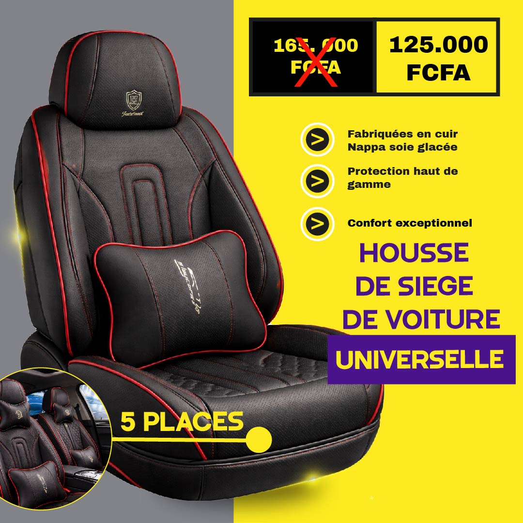 Tik-sndk - Housses de Siège Universelles 5 Places en Cuir