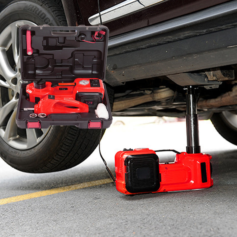 Tik - tchd - Kit d'urgence essentiels pour la réparation automobile🛠️ - Cric hydraulique électrique 12V pour voitures